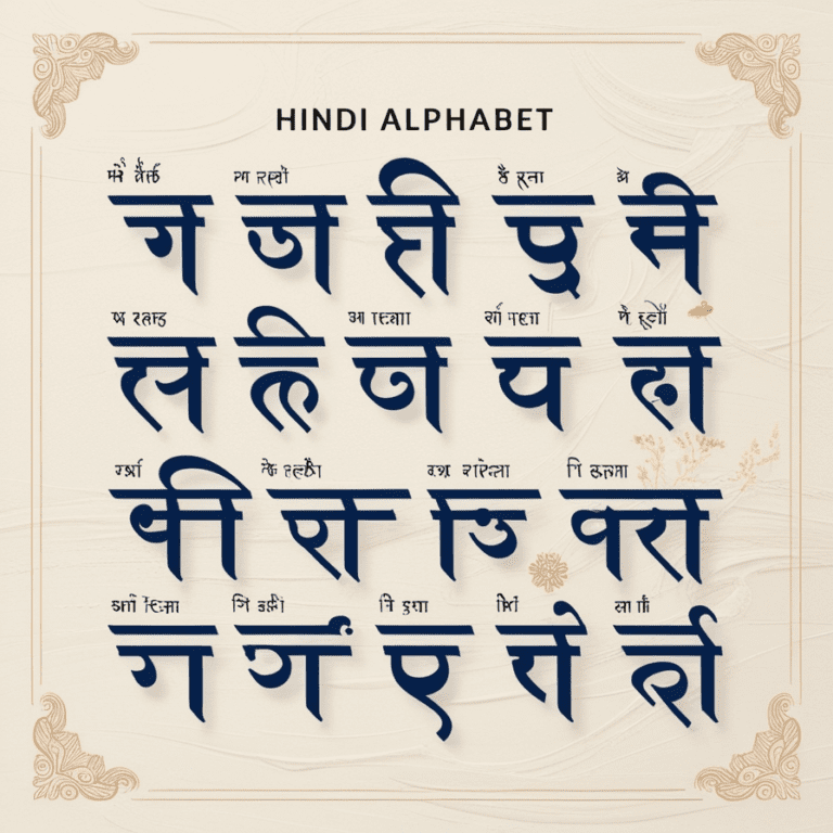 alphabet in hindi