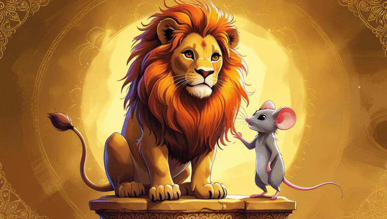 सिंह और चूहा