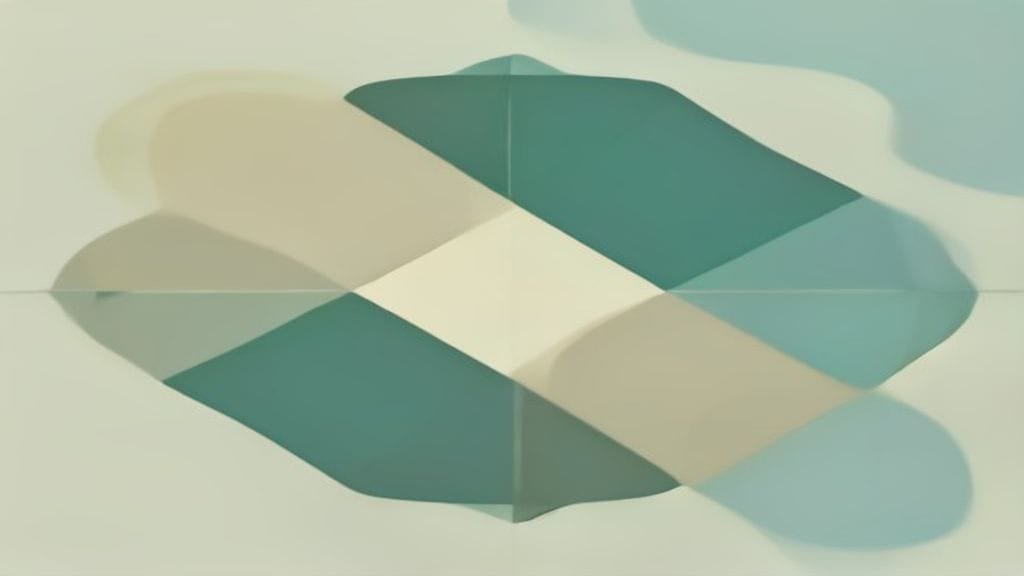 Abstract illustration representing the number 21 (Ikkis) in Hindi