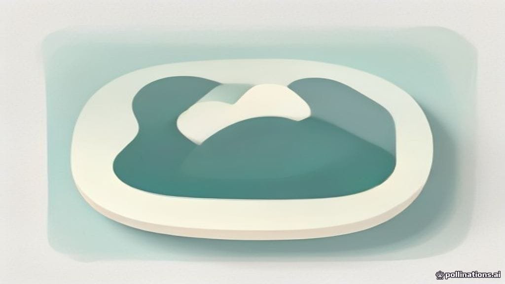 Abstract minimalist illustration representing the number 24 (Chaubis) in soft teal tones