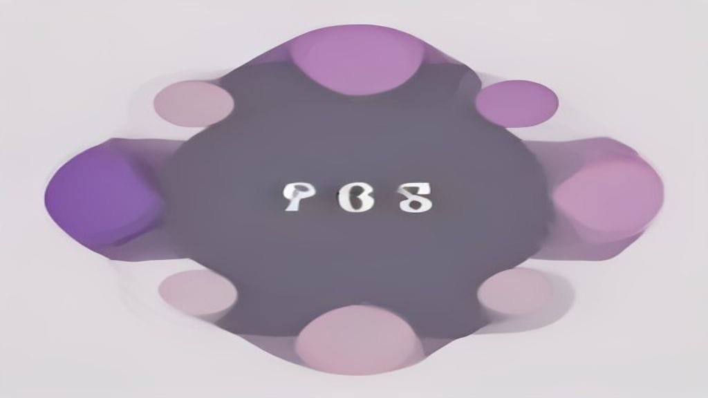 Abstract minimalist illustration representing the number 53 (Tirpan) in Hindi