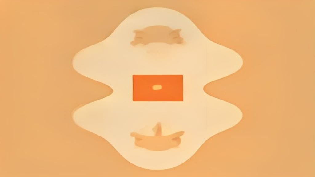 Abstract illustration representing the number 85 (Pachasi) in Hindi
